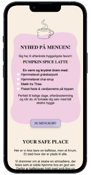 Mockup af mobil kodet